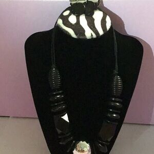 Necklace and earrings